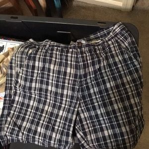 Men’s faded glory plaid shorts